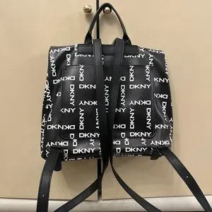Dkny | Bags | Dkny Tilly Foldover Backpack Graffiti Black  display picture 3